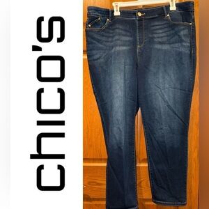 NWOT Chico’s Size 3.5 Petite The Platinum Pull-On Jegging in Almalfi Coast